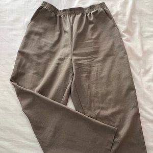 Elasticated Straight Leg Trousers